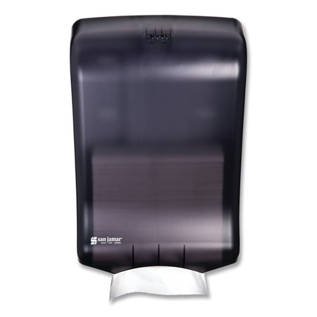 SAN JAMAR Ultrafold Multifold/C-Fold Towel Dispenser, Classic, 11.75 x 6.25 x 18, Black Pearl T1700TBK